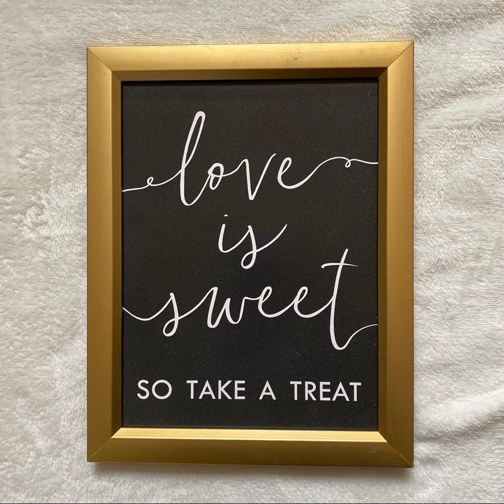 Wedding✨/Special Occasion Sign, Black & Gold